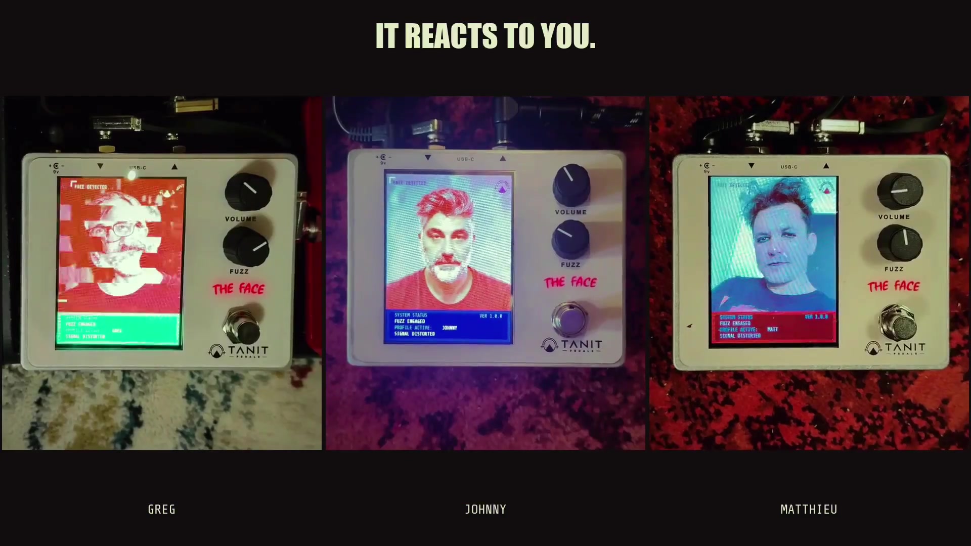 THE FACE fuzz pedals — film preview